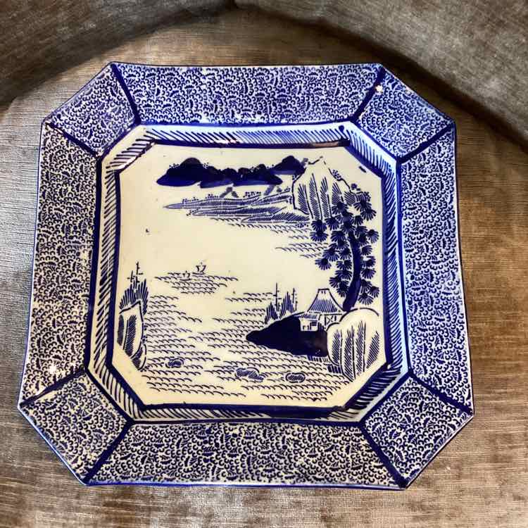 Blue-White Asian Platter