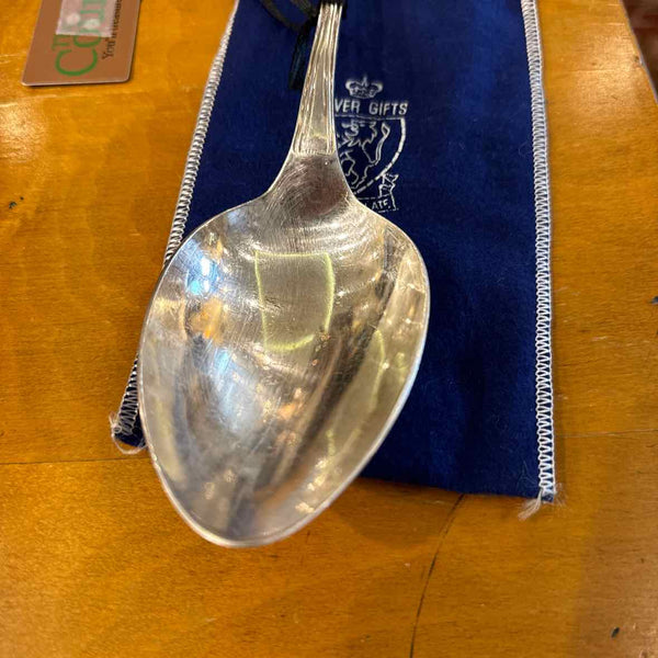 Silverplate Sheffield Serving Spoon