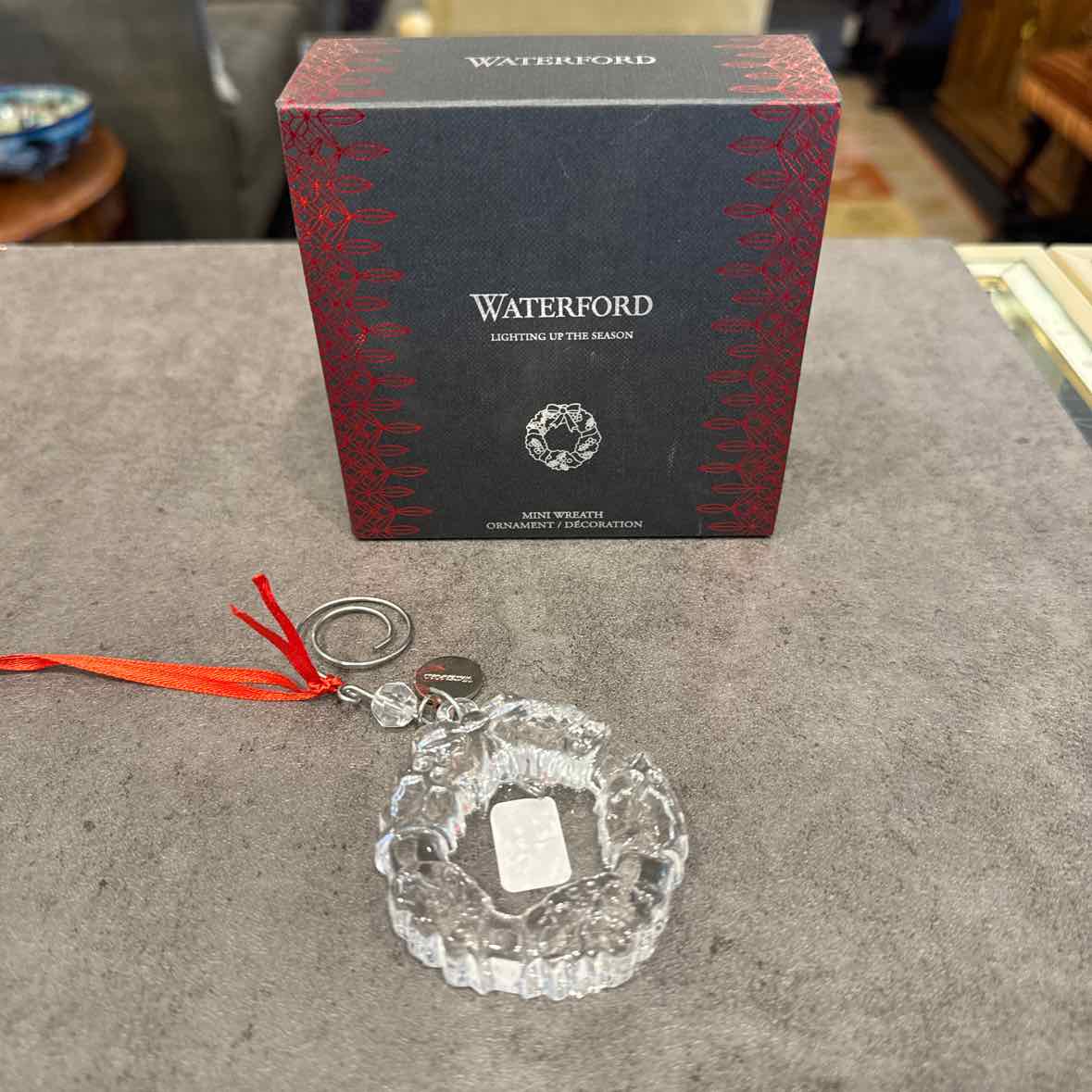 Waterford Wreath 2019 Ornament w/Box
