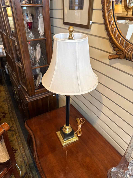 Pair Of Palm Leaf Lamps