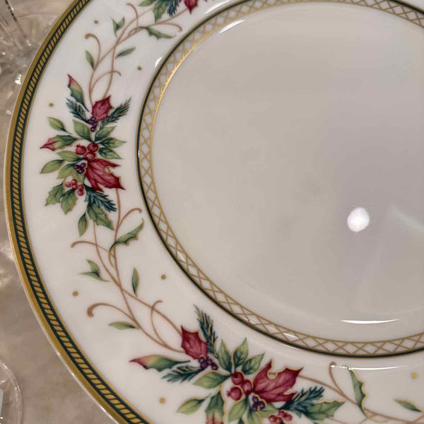 Fitz & Floyd "Winter Holiday"  10 Place Settings