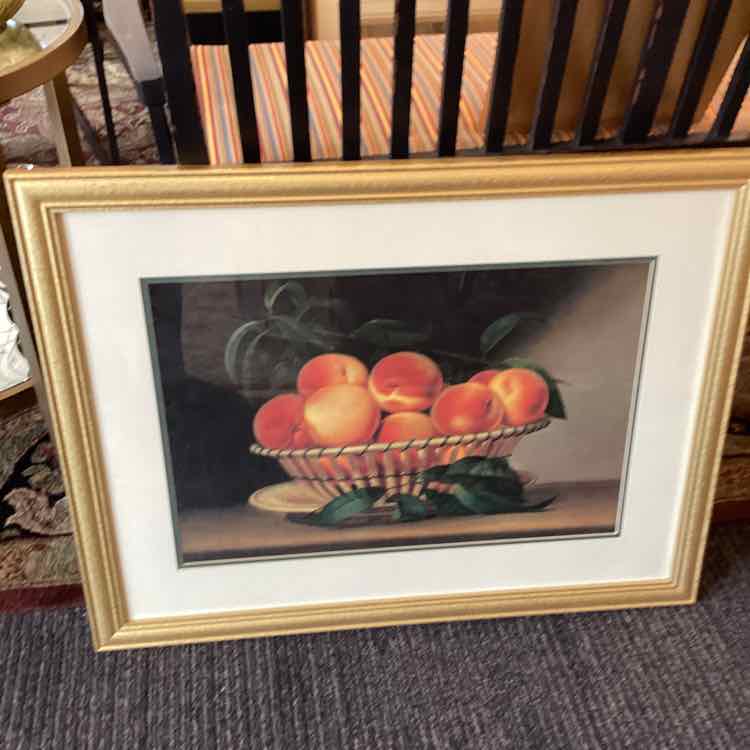Print - "Peaches in Fruit Bowl"