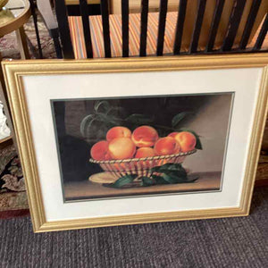 Print - "Peaches in Fruit Bowl"