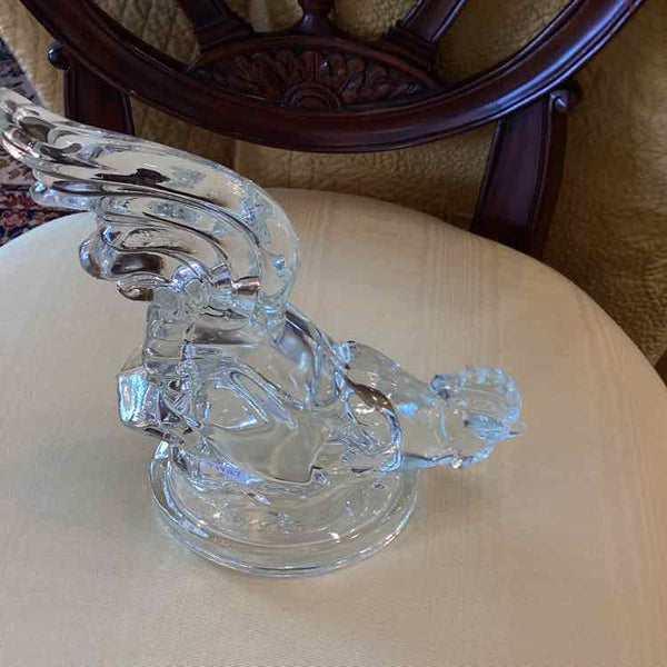 Pressed Glass Rooster