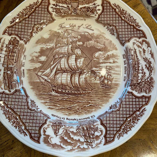 Pair of Staffordshire Plates