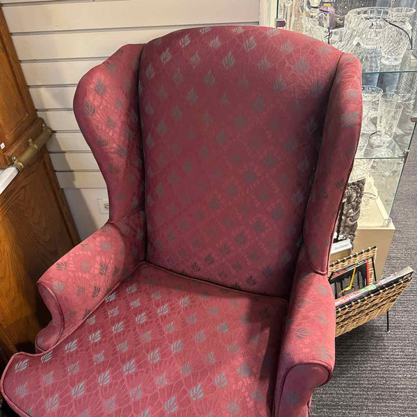 Wingback Queen Anne Arm Chair