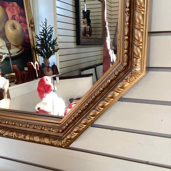 Octagonal Mirror In Plastic Frame