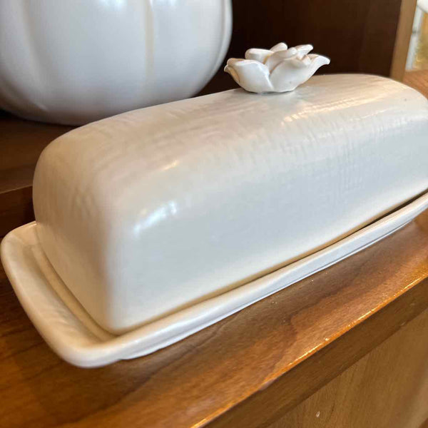 Ivory Butter Dish