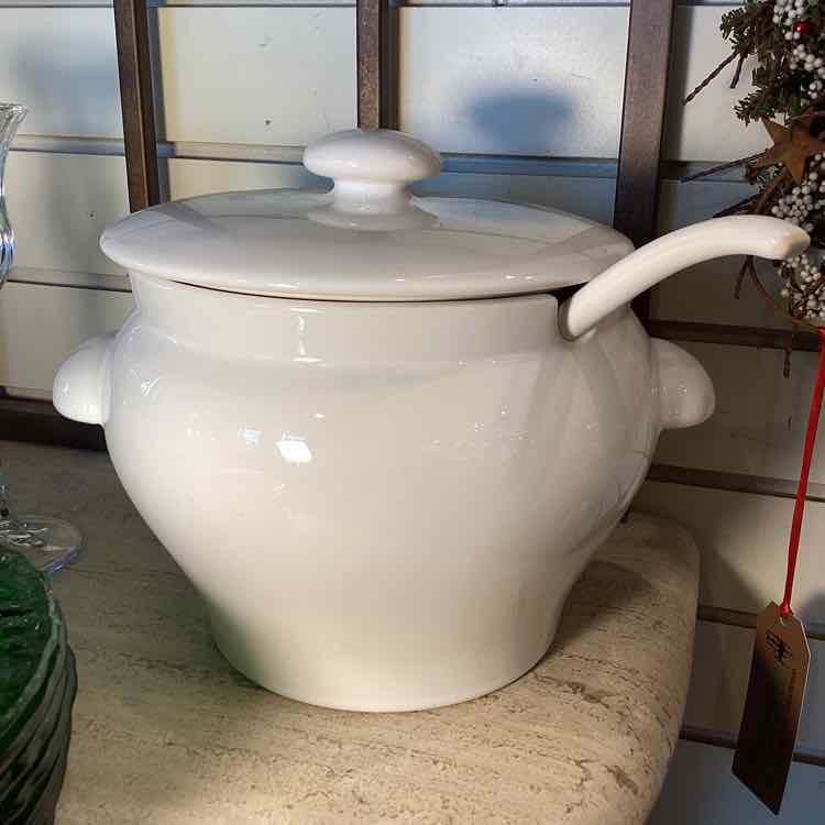 White Ceramic Tureen