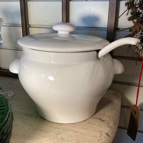 White Ceramic Tureen