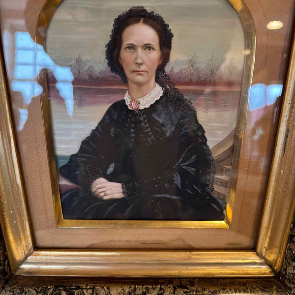 Vintage Woman in Black Picture