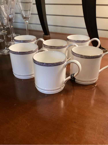 Set of 6 Wedgwood Palatia Mugs