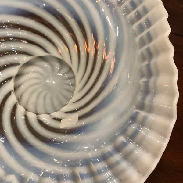 Fenton Swirl Opalescent Bowl