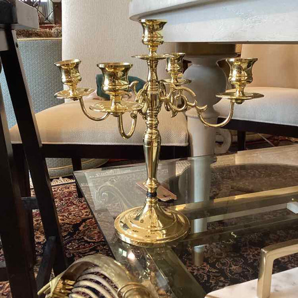 Baldwin Brass Five Arm Candelabra