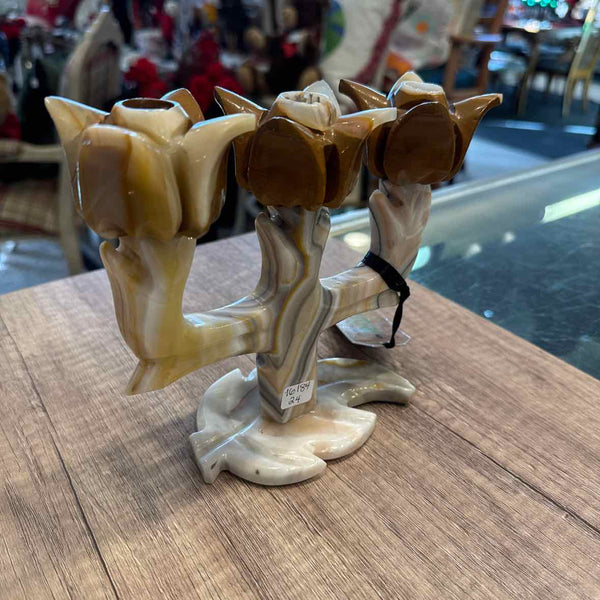 Onyx 3 Arm Candelabra