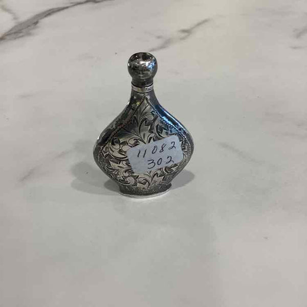 Antique Sterling Silver Perfume Bottle