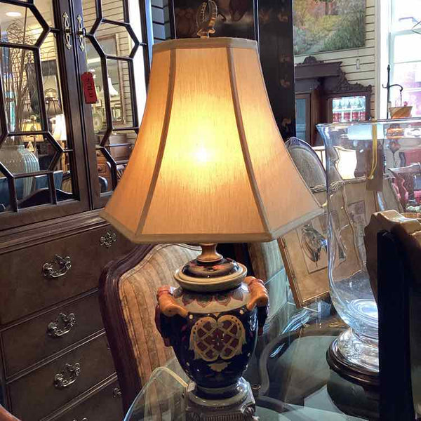 Ceramic Table Lamp With Handles