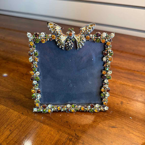 Frame With Jewels And Butterfly