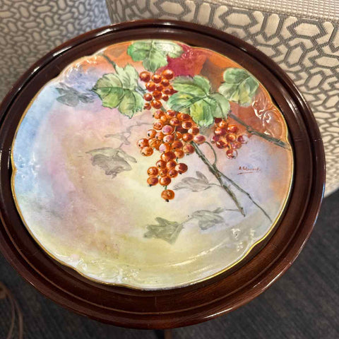 Printed Plate With Berries