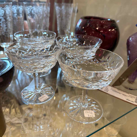 Four Waterford  Lismore Sherbets