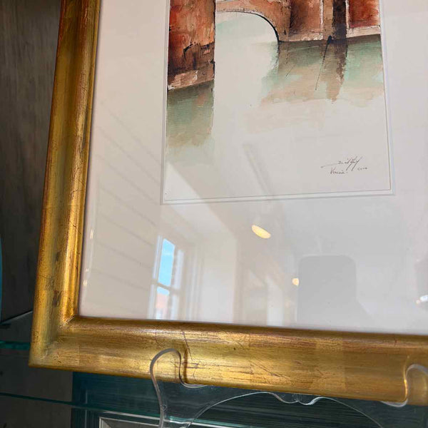 Framed Venice Artwork by Daniel Airm