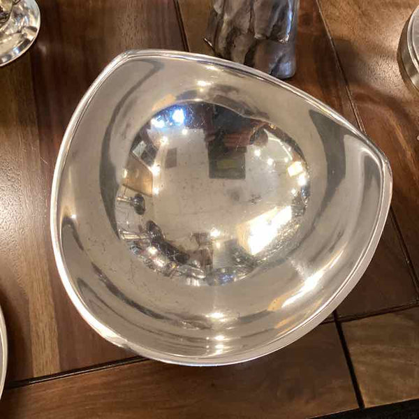 Nambe Tri-Corner Silver Bowl