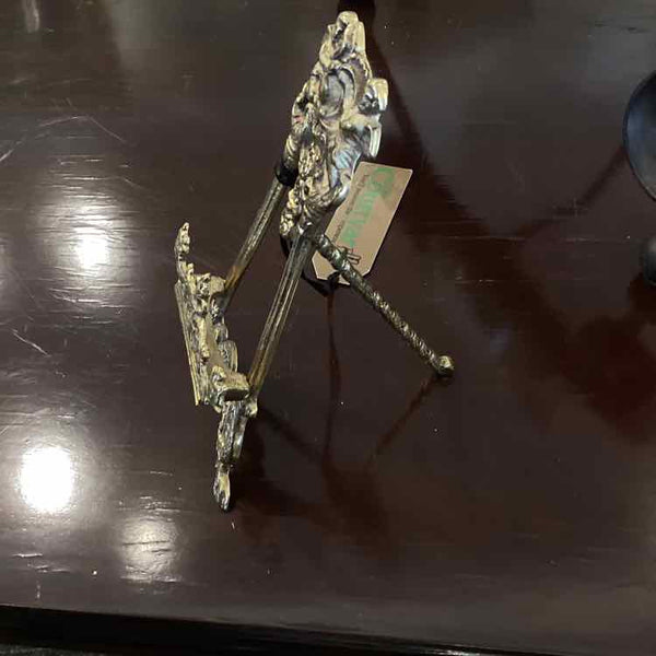 Small Brass Ornate Easel