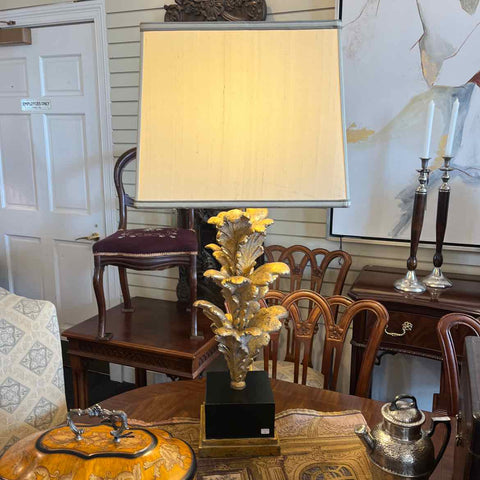 Gold Leaf Lamp