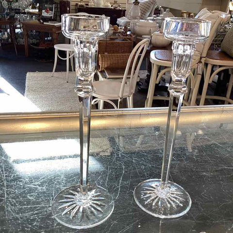 Pr. Rogaska Crystal Candlesticks