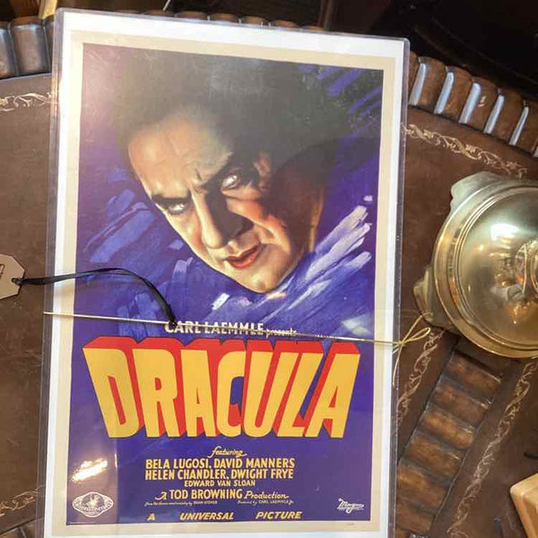 Three Movie Posters/Casablanca, Dracula, The Birds