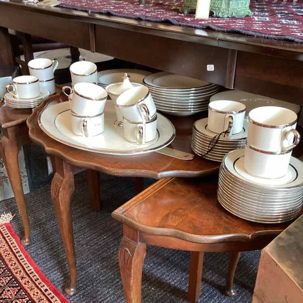 63 Piece Lenox Ivory Frost China