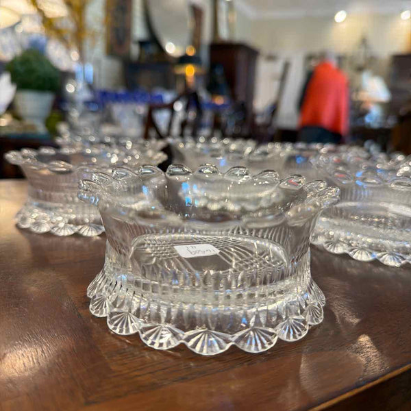 Set of 8 Glass Berry Bowls