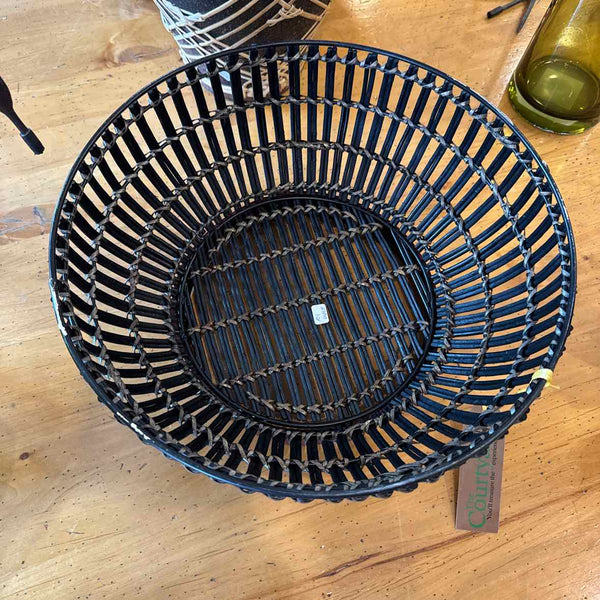 Black Woven Basket