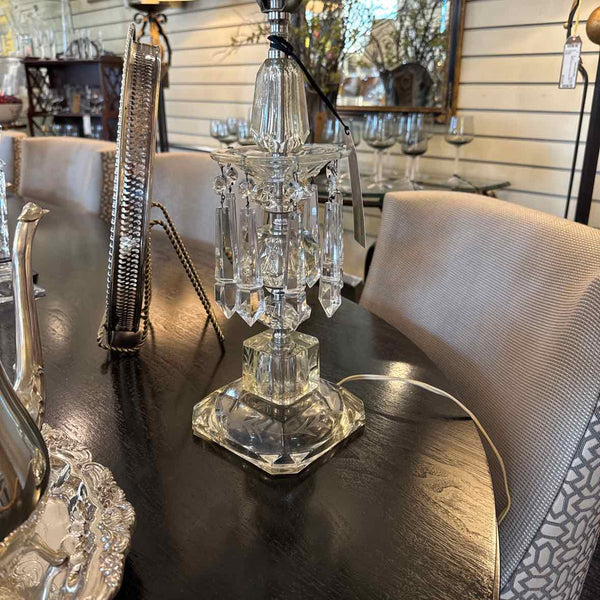 Crystal Lamp With Prisms