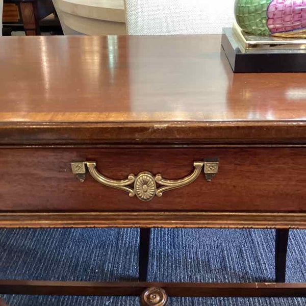Hickory Banded Console Table