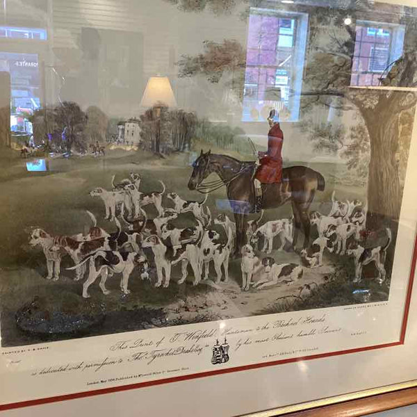 Hunt Scene Engraving "Winfield"