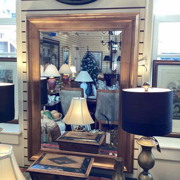 Beveled Gold Mirror