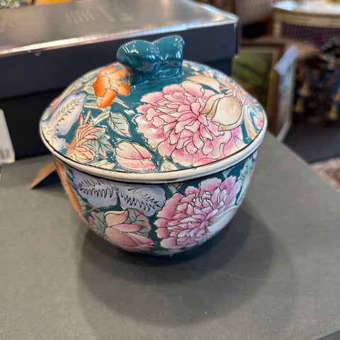 Neiman Marcus Enameled Jar