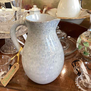 Arhaus White Print Pitcher