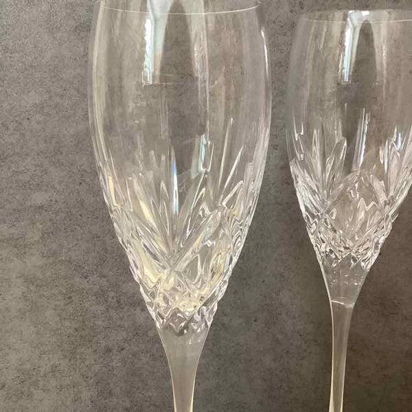 Pair of Waterford Champagne Flutes