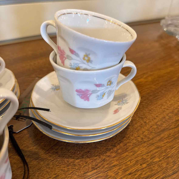 6 Teacups East Germany