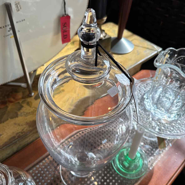 Glass Apothecary Jar w/Lid