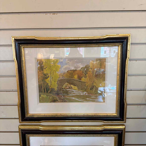 Trowbridge Gallery Watercolor "Autumn Lake"