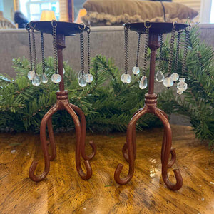 Pair Of Artisan Candlesticks