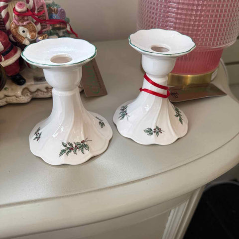 Pair Of Nikko Candleholders