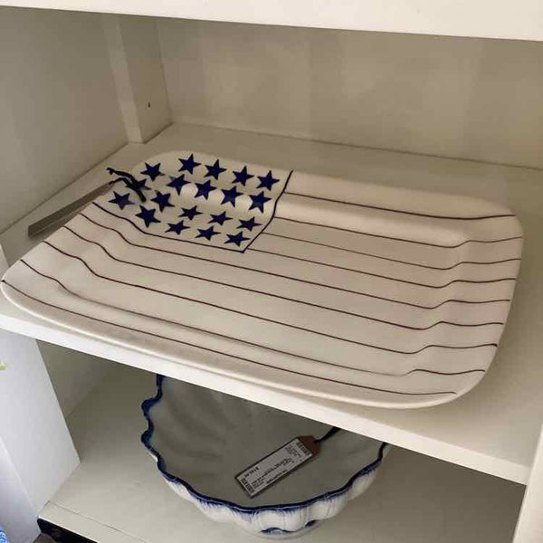 Hartstone American Flag Platter