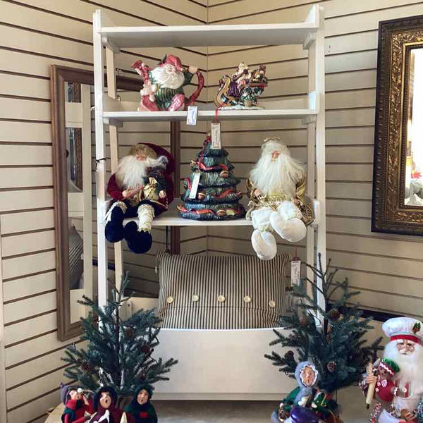 White Bookshelf w/ Toy Container