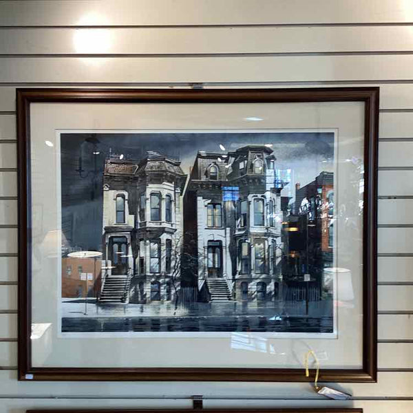 "Two Against The Storm" Lithograph By Robert Addison