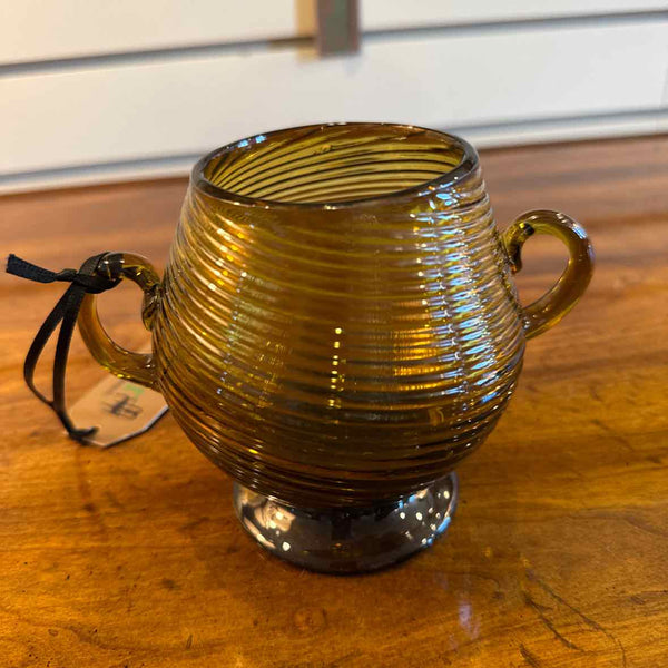 Brown Glass Vase