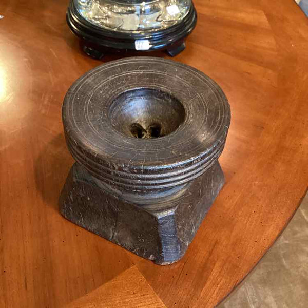 Antique Wooden Seed Holder